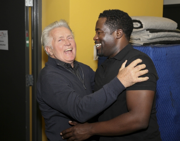 Photo Flash: Sidney Poitier, Martin Sheen and Khandi Alexander Backstage at THE TALLEST TREE IN THE FOREST Image