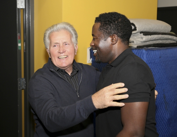 Photo Flash: Sidney Poitier, Martin Sheen and Khandi Alexander Backstage at THE TALLEST TREE IN THE FOREST Image