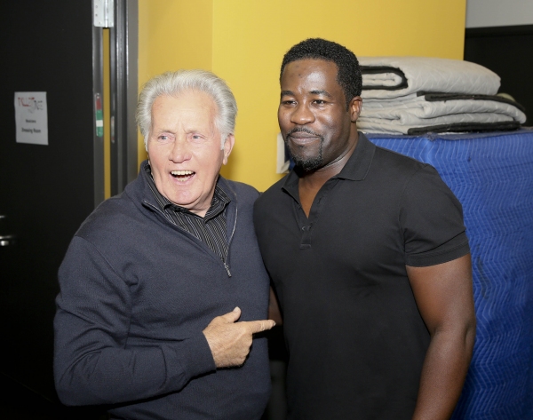 Photo Flash: Sidney Poitier, Martin Sheen and Khandi Alexander Backstage at THE TALLEST TREE IN THE FOREST Image