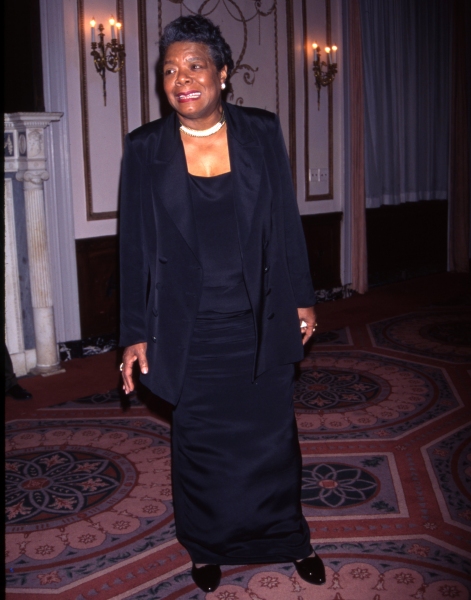Maya Angelou attends the International Radio and Television honors Oprah Winfrey at t Photo