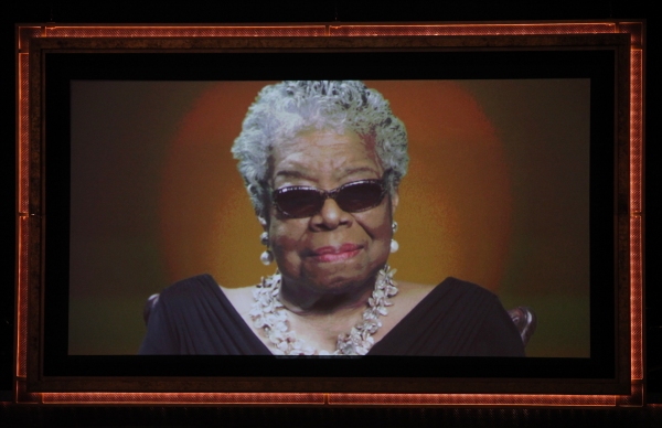 Maya Angelou on stage during the BET Honors 2012 at the Warner Theatre on January 14, Photo