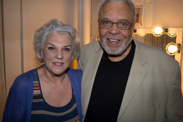 Photo Flash: James Earl Jones & Jane Seymour Visit Broadway's MOTHERS AND SONS Image