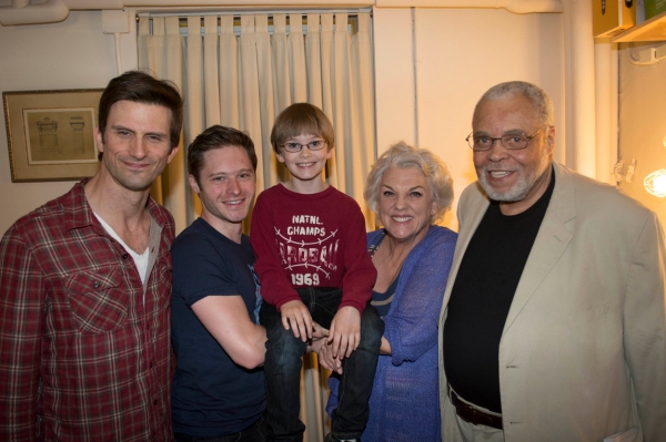 Photo Flash: James Earl Jones & Jane Seymour Visit Broadway's MOTHERS AND SONS Image