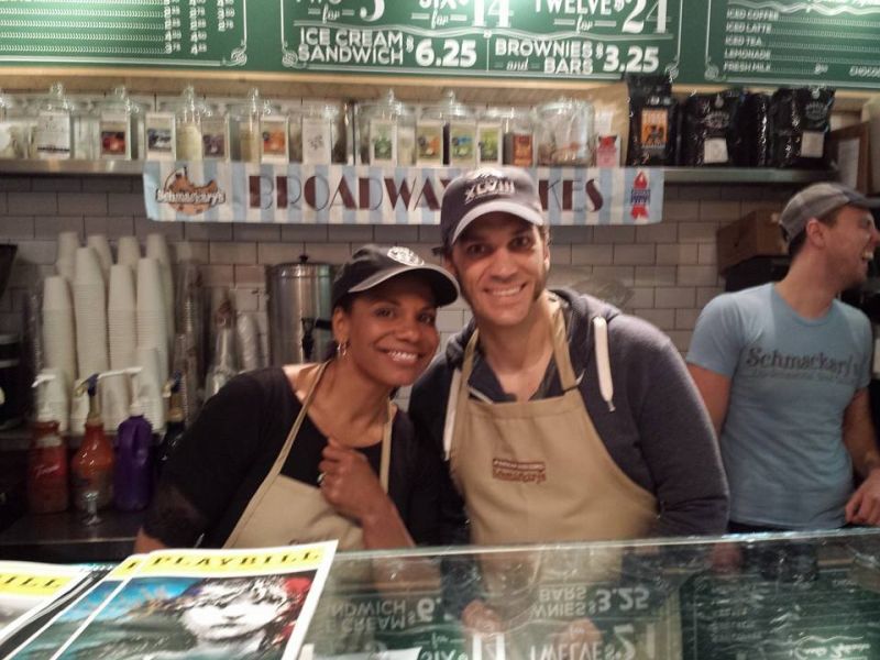 Photo: Audra McDonald & Will Swenson Serve Up Treats for BROADWAY BAKES Image