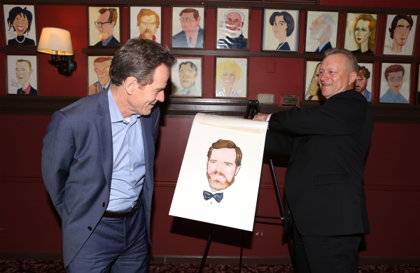 Photo Coverage: ALL THE WAY Cast Celebrates Bryan Cranston's Sardi's Caricature Unveiling! Image