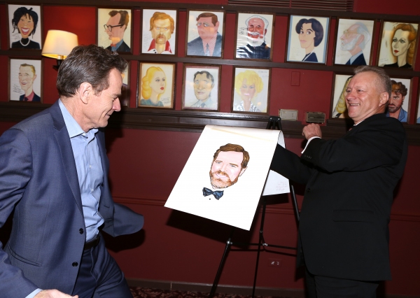Photo Coverage: ALL THE WAY Cast Celebrates Bryan Cranston's Sardi's Caricature Unveiling! Image