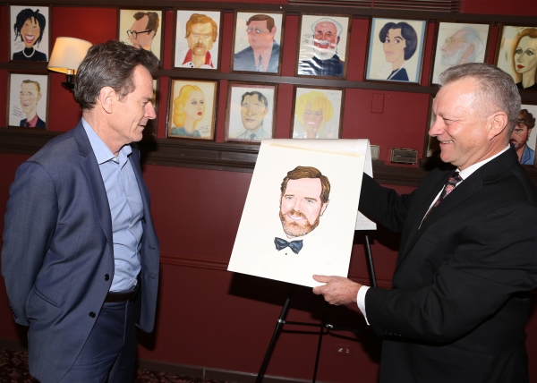 Photo Coverage: ALL THE WAY Cast Celebrates Bryan Cranston's Sardi's Caricature Unveiling! Image