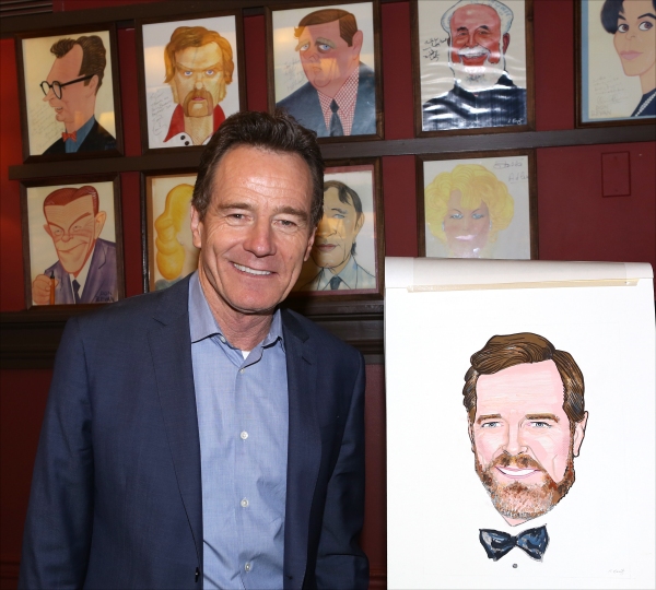 Photo Coverage: ALL THE WAY Cast Celebrates Bryan Cranston's Sardi's Caricature Unveiling! Image