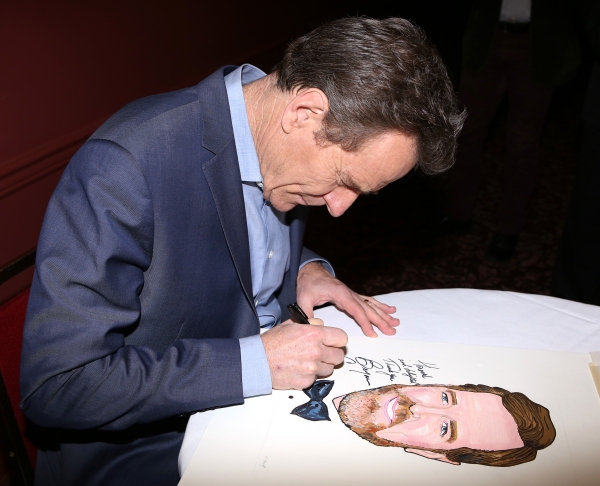 Photo Coverage: ALL THE WAY Cast Celebrates Bryan Cranston's Sardi's Caricature Unveiling! Image