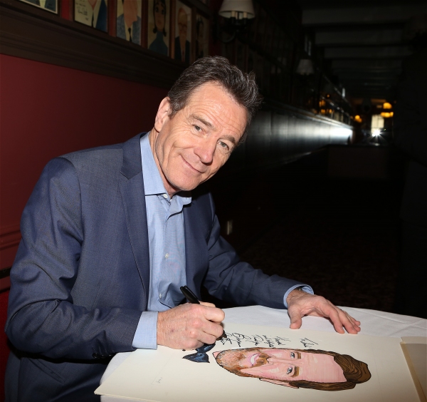 Photo Coverage: ALL THE WAY Cast Celebrates Bryan Cranston's Sardi's Caricature Unveiling! Image
