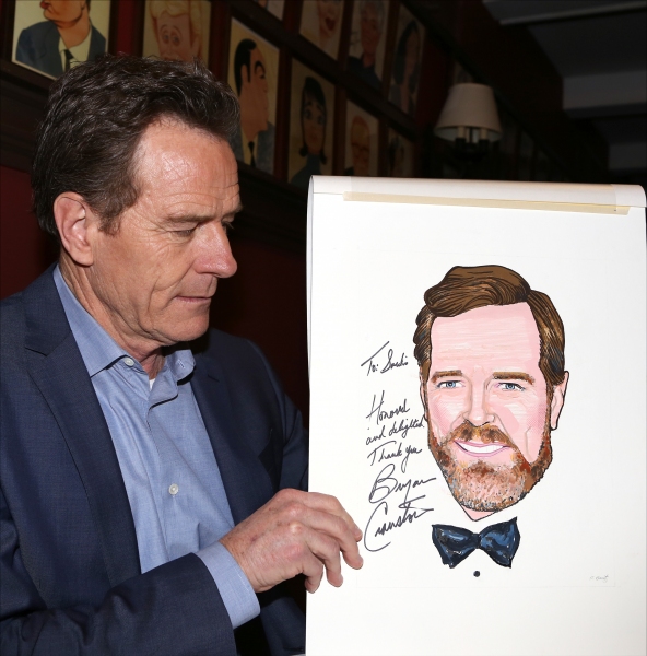 Photo Coverage: ALL THE WAY Cast Celebrates Bryan Cranston's Sardi's Caricature Unveiling! Image