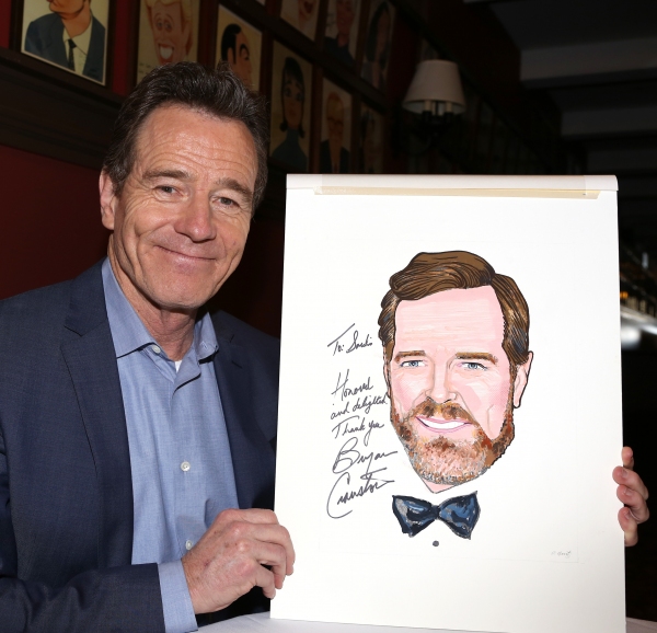 Photo Coverage: ALL THE WAY Cast Celebrates Bryan Cranston's Sardi's Caricature Unveiling! Image