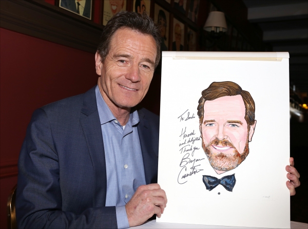 Photo Coverage: ALL THE WAY Cast Celebrates Bryan Cranston's Sardi's Caricature Unveiling! Image