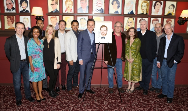 Photo Coverage: ALL THE WAY Cast Celebrates Bryan Cranston's Sardi's Caricature Unveiling! Image