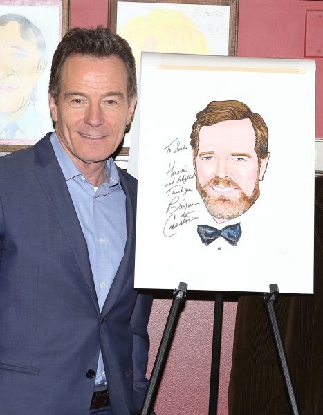 Photo Coverage: ALL THE WAY Cast Celebrates Bryan Cranston's Sardi's Caricature Unveiling! Image