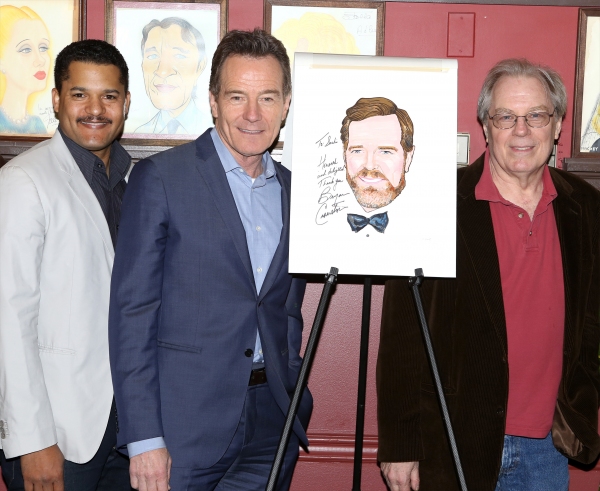Photo Coverage: ALL THE WAY Cast Celebrates Bryan Cranston's Sardi's Caricature Unveiling! Image