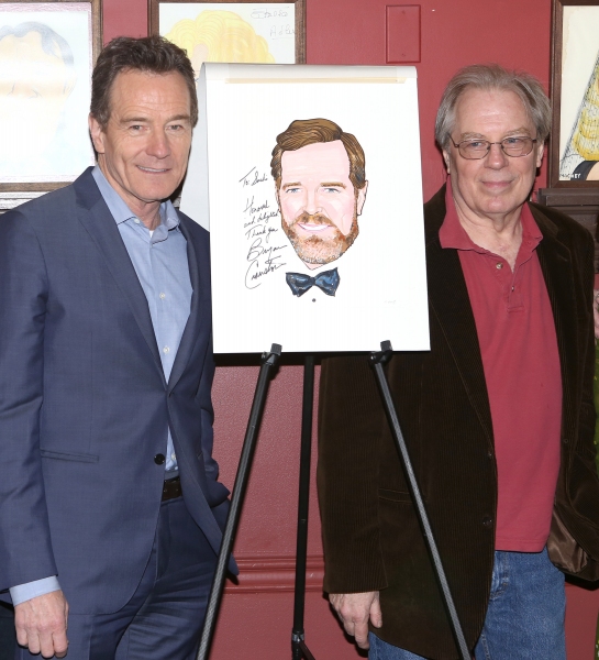 Photo Coverage: ALL THE WAY Cast Celebrates Bryan Cranston's Sardi's Caricature Unveiling! Image