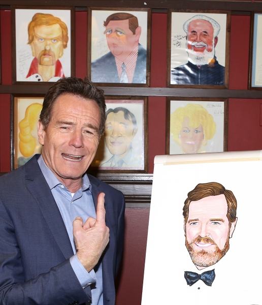 Photo Coverage: ALL THE WAY Cast Celebrates Bryan Cranston's Sardi's Caricature Unveiling! Image
