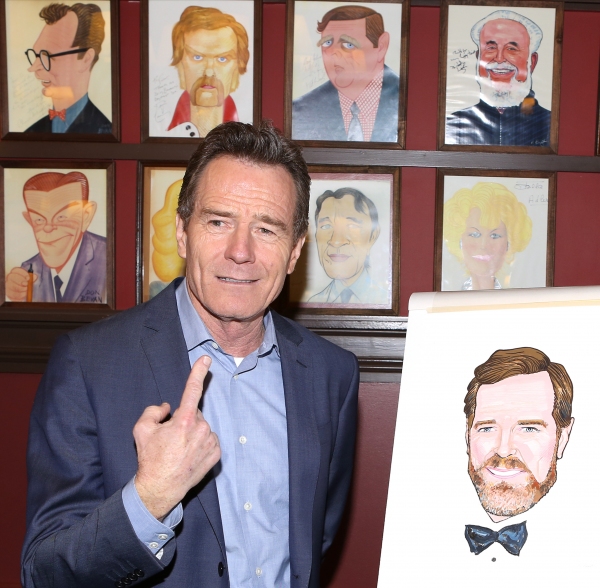Photo Coverage: ALL THE WAY Cast Celebrates Bryan Cranston's Sardi's Caricature Unveiling! Image
