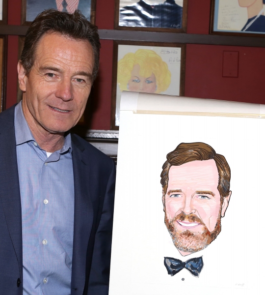 Photo Coverage: ALL THE WAY Cast Celebrates Bryan Cranston's Sardi's Caricature Unveiling! Image