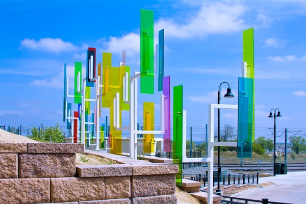 Photo Flash: First Look at Ivan Toth Depeña's Public Art Installation, COLOR FIELD 