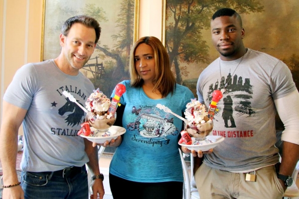 Photo Flash: ROCKY and Serendipity 3 Celebrate National Rocky Road Day with KNOCK-OUT Sundae  Image