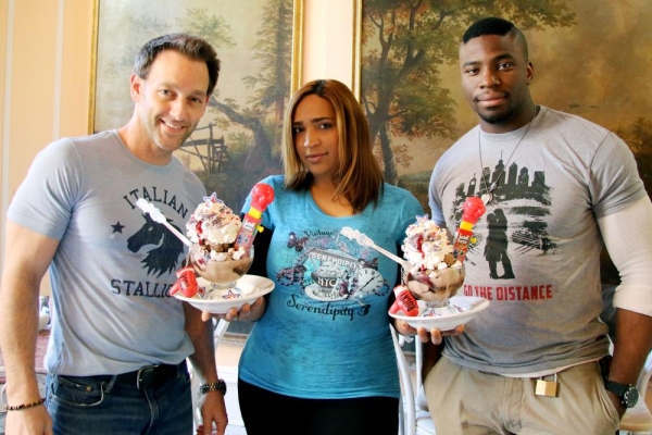 Photo Flash: ROCKY and Serendipity 3 Celebrate National Rocky Road Day with KNOCK-OUT Sundae Image