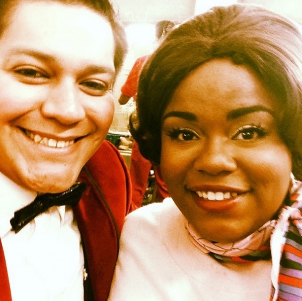 Photo Flash: Saturday Intermission Pics, Part 2 - 5/31- MOTHERS AND SONS Sends PHANTOM a Message, LES MIZ Planks, and More! Image