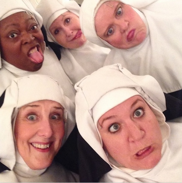 Photo Flash: Saturday Intermission Pics, Part 2 - 5/31- MOTHERS AND SONS Sends PHANTOM a Message, LES MIZ Planks, and More! Image
