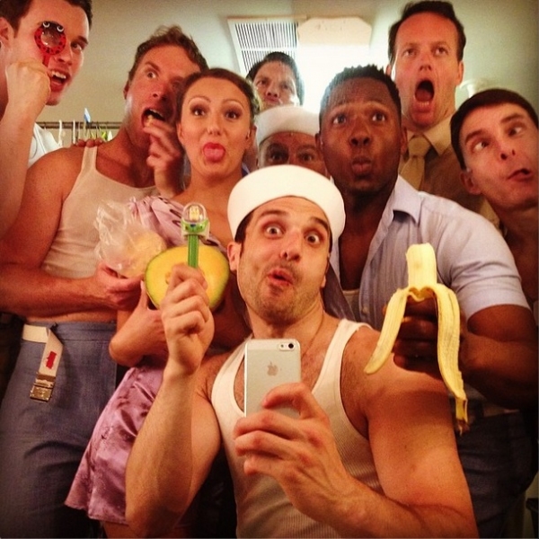 Photo Flash: Saturday Intermission Pics, Part 2 - 5/31- MOTHERS AND SONS Sends PHANTOM a Message, LES MIZ Planks, and More! Image