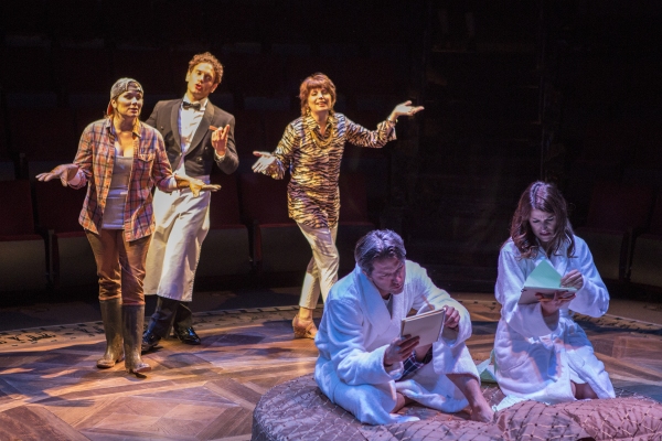 Photo Flash: First Look at Nicole Parker, Jon Patrick Walker, Beth Leavel and More in DOG AND PONY at The Old Globe  Image