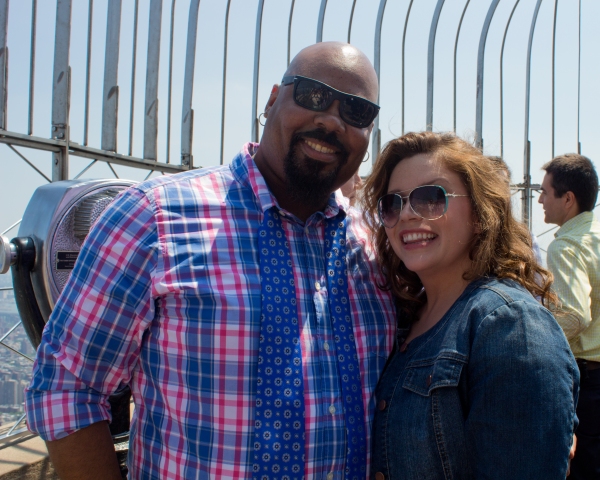 James Monroe Iglehart and Mary Bridget Davies Photo