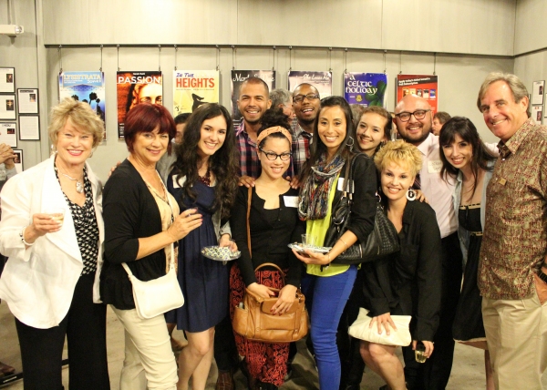 Bette Aitken, Georgia Well and executive producer Larry Cripe (far right) with cast m Photo