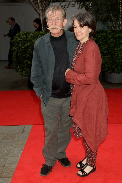 Anwen Rees-Myers and John Hurt Photo
