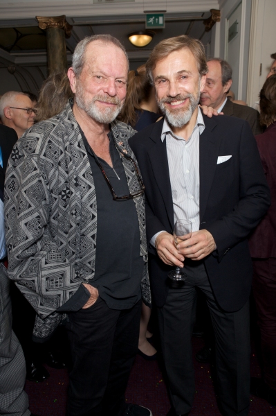 Terry Gilliam and Christoph Waltz Photo