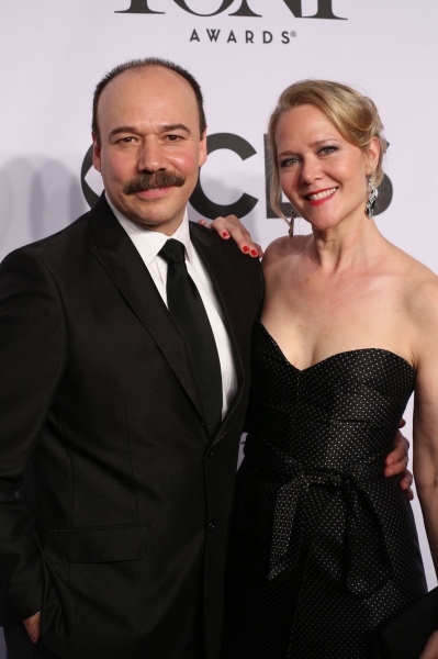 Danny Burstein and wife Rebecca Luker Photo