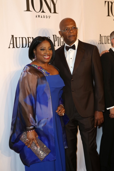 LaTanya Richardson and husband Samuel Jackson Photo