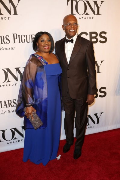 LaTanya Richardson and husband Samuel Jackson Photo