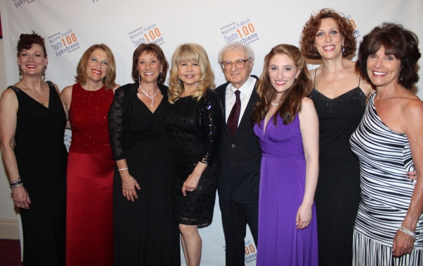 Sheldon Harnick with sisters from various casts of Fiddler on the Roof Photo