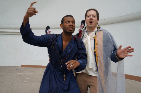 Jamal Jones (Oberon), Stephen Cena (Theseus) Photo