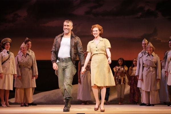 Emile de Becque (Mike McGowan) and Nellie Forbush (Erin Mackey) take their final bow Photo