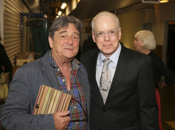 From left, cast member Richard O''Callaghan and CTG Producing Director Douglas C. Bak Photo