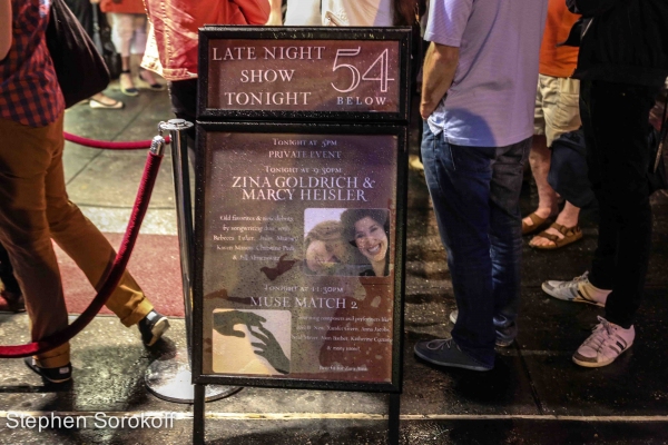 Photo Coverage: Zina Goldrich & Marcy Heisler Play 54 Below Image