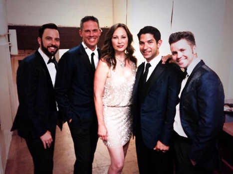  Linda Eder with The Company Men Photo