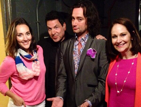 Adrianna McPhee, Michael Orland, Constantine Maroulis and Peisha McPhee Photo