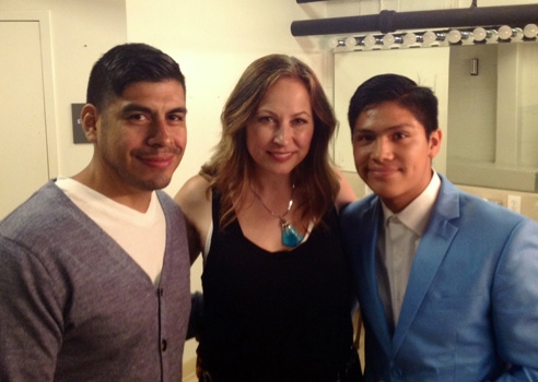 Cesar De Leon, Linda Eder and Johnny Ortiz Photo