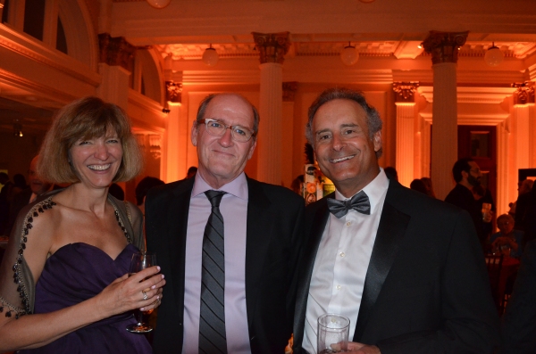 Event co-chairs Barbara and Larry Schoenfeld with Lifetime Achievement honoree Richar Photo