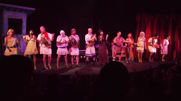 Photo Coverage: Troubadour Theater Company's ABBAMEMNON Curtain Call and Press Night Celebration Image