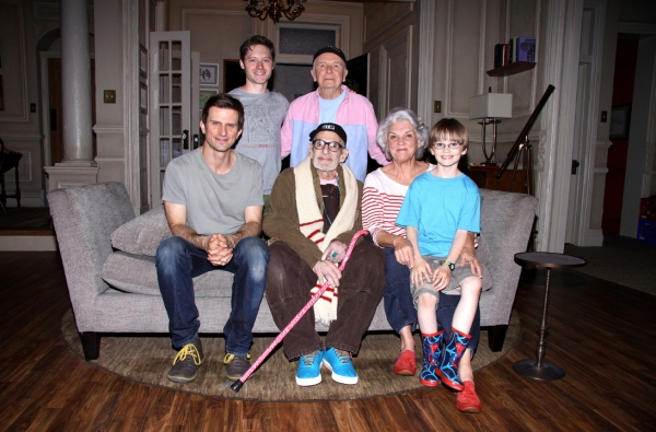 Photo Flash: Larry Kramer Vists Terrence McNally, Tyne Daly & Cast at MOTHERS AND SONS Image