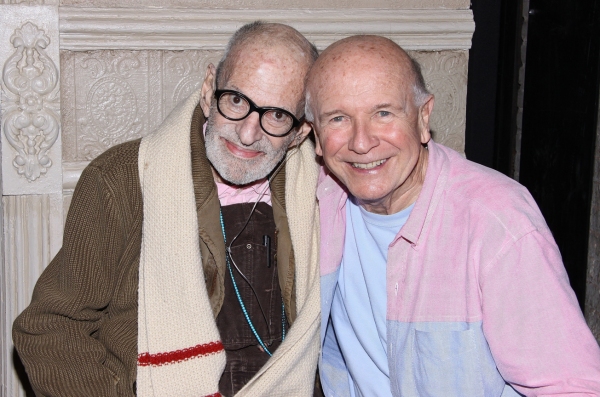 Photo Flash: Larry Kramer Vists Terrence McNally, Tyne Daly & Cast at MOTHERS AND SONS Image